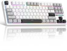 Klaviatuur Magegee Light87 Star, RGB, Blue Whale Switch, US, valge