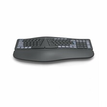 Hama WK900, ergonoomiline klaviatuur, must