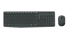 Juhtmevaba klaviatuuri ja hiire komplekt Logitech MK235, hall, Nordic