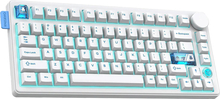 Klaviatuur Onikuma MT706, BT, QWERTY, valge