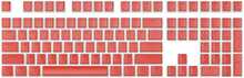 Royal Kludge Pudding PBT Keycaps, 104 tk, punane, UK layout