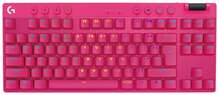 Klaviatuur Logitech G Pro X TKL Lightspeed, Magenta, US, juhtmevaba