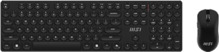 MSI Forge K210 Combo juhtmevaba klaviatuur ja hiir, DE, must