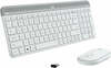 Logitech MK470 juhtmevaba klaviatuur ja hiir, valge, prantsuse AZERTY