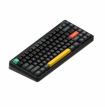 Nuphy Halo75 V2, juhtmevaba mehaaniline klaviatuur, QWERTY US, obsidian black, red switch