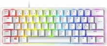 Razer Huntsman Mini, 60 prots., Mercury White, juhtmega, RGB LED, NORD
