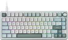 Royal Kludge R75, Sky Cyan, Blue Switch, US