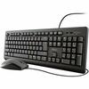 Trust TKM-250, klaviatuur ja hiir, must, hispaania QWERTY
