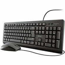 Trust TKM-250, klaviatuur ja hiir, must, hispaania QWERTY