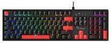 Klaviatuur A4-Tech Bloody S520N Fire, must, BLMS Red Plus Switch