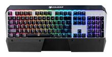 Klaviatuur Cougar Gaming Attack X3 RGB, USB, QWERTZ, saksa, must/hõbe