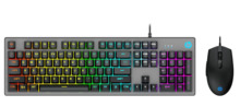 Mänguriklaviatuur ja hiir HP KM300F, USB, ENG, RGB