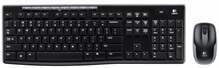 Logitech MK270 juhtmevaba klaviatuuri ja hiire komplekt, EN, must