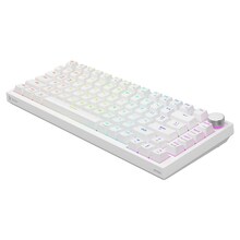 Savio Astral White Jade mänguklaviatuur, USB, QWERTY, US International, valge