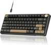 Klaviatuur Royal Kludge RK R75, Silver Switches, US, hall
