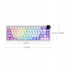 Ajazz AK650 Dream Weaver Switch, US, gradientroosa