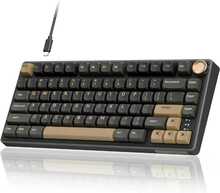 Klaviatuur Royal Kludge RK R75, Silver Switches, US, hall