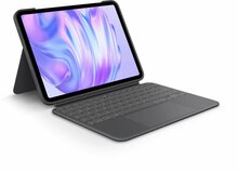 Logitech Combo Touch iPad Air 11 inch M4 jaoks, Graphite, ITA