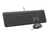 Logitech Wired Combo MK620, PAN, Graphite