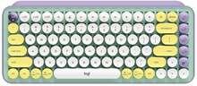 Klaviatuur Logitech POP Keys, Daydream Mint, RUS, Bluetooth