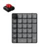 Klaviatuur Keychron K0 Max Wireless, K0M-H1, US, Hot-Swappable Super Red, must