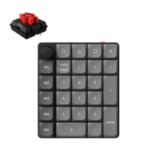 Klaviatuur Keychron K0 Max Wireless, K0M-H1, US, Hot-Swappable Super Red, must