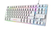 Klaviatuur Trust GXT 833W Thado, USB, valge