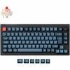 Keychron V1 Max, DE-Layout, Gateron Jupiter Red, Hot-Swap, RGB, must/helesinine