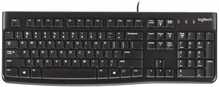 Klaviatuur Logitech K120, juhtmega, USB, AZERTY, must