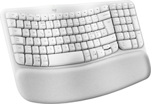 Klaviatuur Logitech Wave Keys, valge