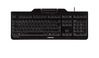 Klaviatuur Cherry KC 1000 SC, AZERTY, prantsuse, must