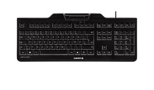 Klaviatuur Cherry KC 1000 SC, AZERTY, prantsuse, must