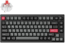 Klaviatuur Keychron Lemokey P1 Pro, juhtmevaba, US, Hot-Swappable Super Red Switches, carbon black