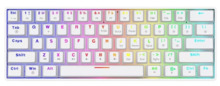 Klaviatuur Savio Whiteout X2, sinine Outemu, valge