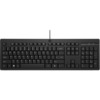 Klaviatuur HP 125 G2 USB, US, must