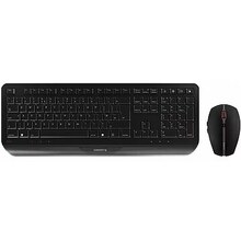 Klaviatuuri ja hiire komplekt Cherry Gentix Desktop, UK, juhtmevaba, must