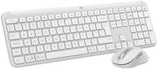 Klaviatuuri ja hiire komplekt Logitech Signature Slim MK950, US, valge