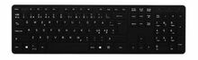 Klaviatuur Jobmate Slim, USB, QWERTY, must