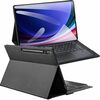 DUX DUCIS DK kokkupandav kate koos taustvalgustusega juhtmevaba klaviatuuriga, SAMSUNG Tab S10/S9/S8 Ultra, must