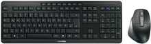 Klaviatuuri ja hiire komplekt Cherry Stream Desktop Ultimate WL AES, DE, must, Bluetooth
