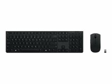 Lenovo Professional Wireless Rechargeable Keyboard and Mouse Combo AI, 4X31R64356, eesti
