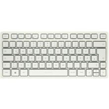 Klaviatuur Cherry KW 7100 MINI BT, Bluetooth, QWERTZ, DE, valge