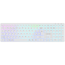 Klaviatuur Canyon HKB-W11, UK/US, RGB, juhtmevaba, valge
