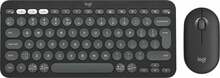 Klaviatuuri ja hiire komplekt Logitech Pebble 2 Combo, US, grafiit