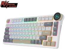 Royal Kludge RK N80, RGB, Red switches, US, 75 prots.