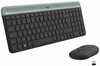 Klaviatuuri ja hiire komplekt Logitech MK470 Slim Combo, RF Wireless, QWERTY, grafiit