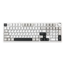 Klaviatuur Aula F99 PRO, Star Arrow Linear Switches, valge/hall