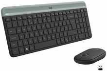 Klaviatuuri ja hiire komplekt Logitech MK470 Slim Combo, RF Wireless, QWERTY, grafiit