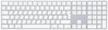 Apple Magic Keyboard numbriklahvistikuga, RUS, MQ052RS/A, valge