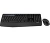 Logitech MK345 Wireless Combo, must, Tšehhi paigutus